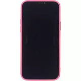 Coque iPhone 12 Pro Max - Silicone Mat Coeur - Rose