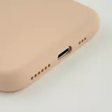 Hülle iPhone 11 Pro - Soft Touch mit Ring - Rosa