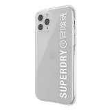 Coque iPhone 11 Pro - Superdry Clear Case transparente avec logo imprimé