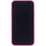 Hülle iPhone 11 - Silikon Mat Herz - Rosa
