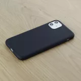 Coque iPhone 14 - Silicone Mat - Noir