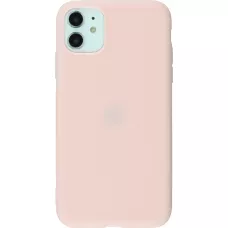Hülle iPhone 11 - Silicone Mat - Hellrosa
