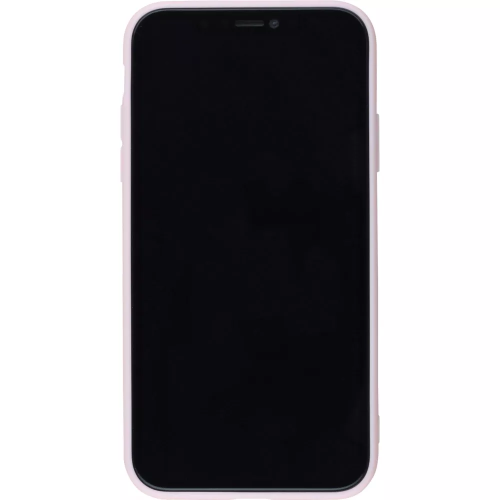 Hülle iPhone 11 - Silicone Mat - Hellrosa