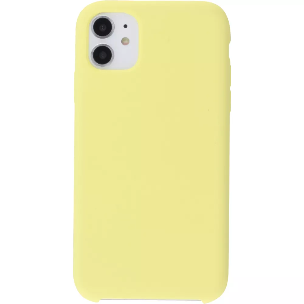 Hülle iPhone 11 - Soft Touch - Gelb