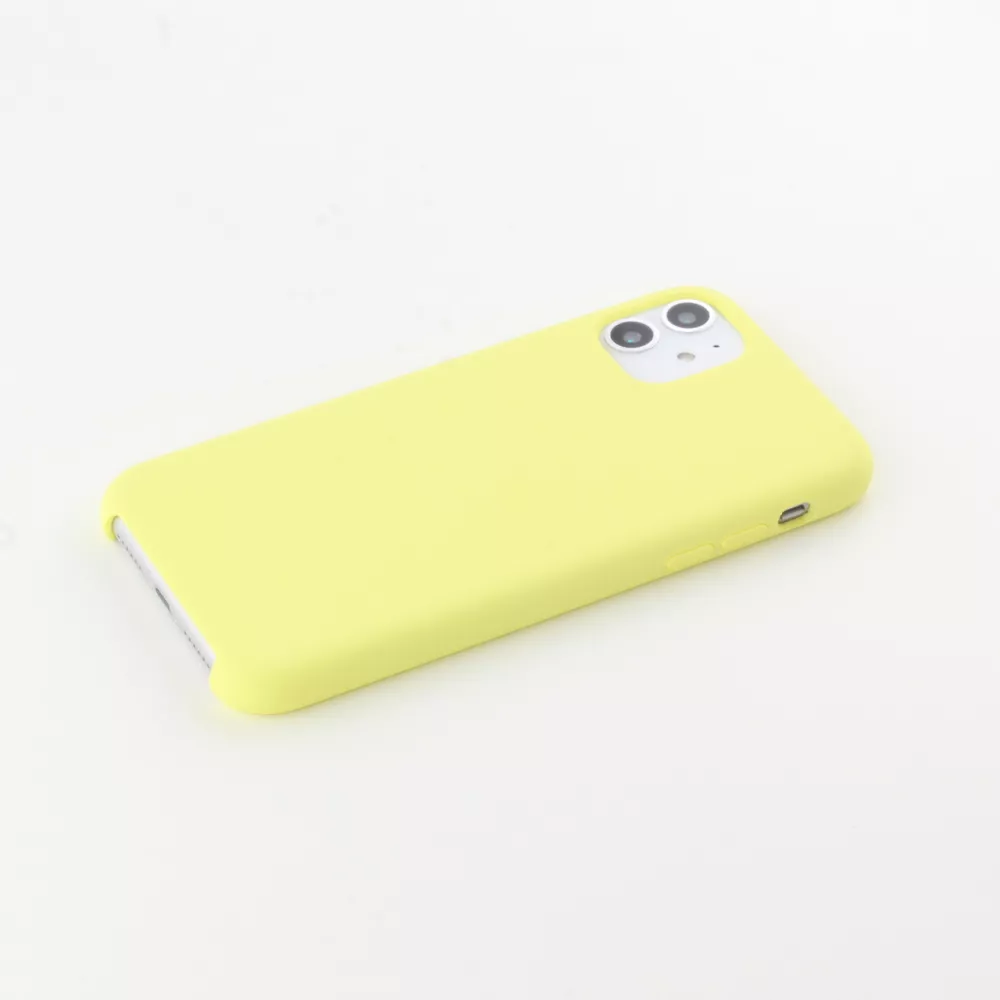 Hülle iPhone 11 - Soft Touch - Gelb