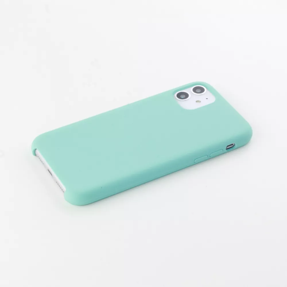 Coque iPhone 11 - Soft Touch - Turquoise