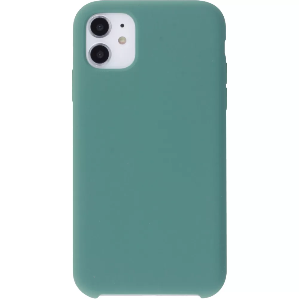 Coque iPhone 12 / 12 Pro - Soft Touch - Vert foncé
