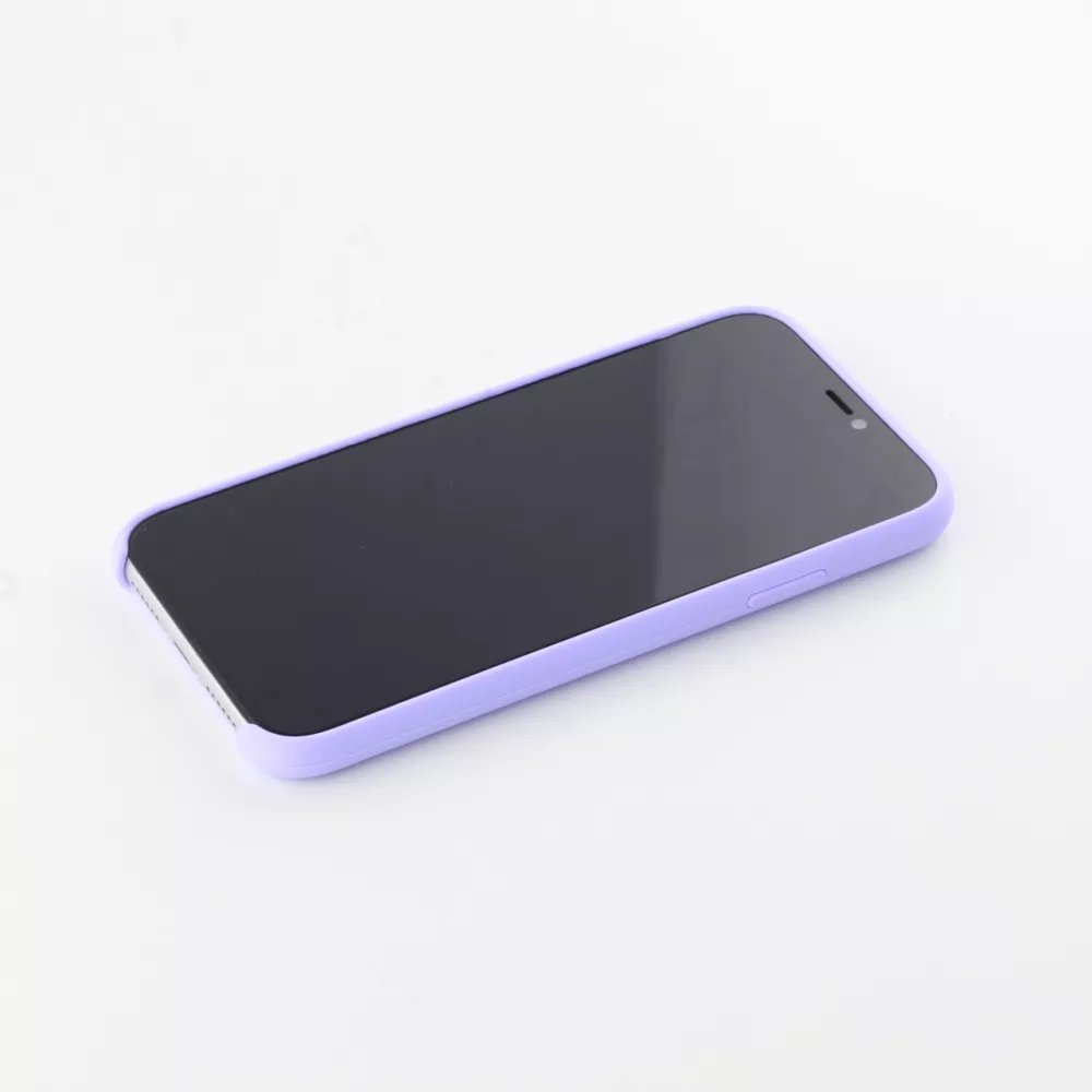 Hülle iPhone 12 mini - Soft Touch - Violett