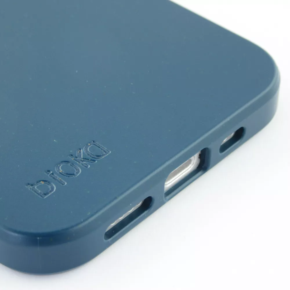 Hülle iPhone 12 Pro Max - Bioka Biologisch Abbaubar Eco-Friendly Kompostierbar blau