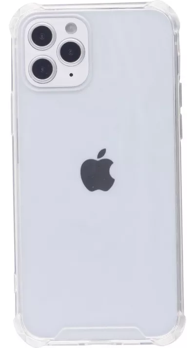 Coque iPhone 12 / 12 Pro - Bumper Glass Hybrid TPU silicone anti-choc - Transparent