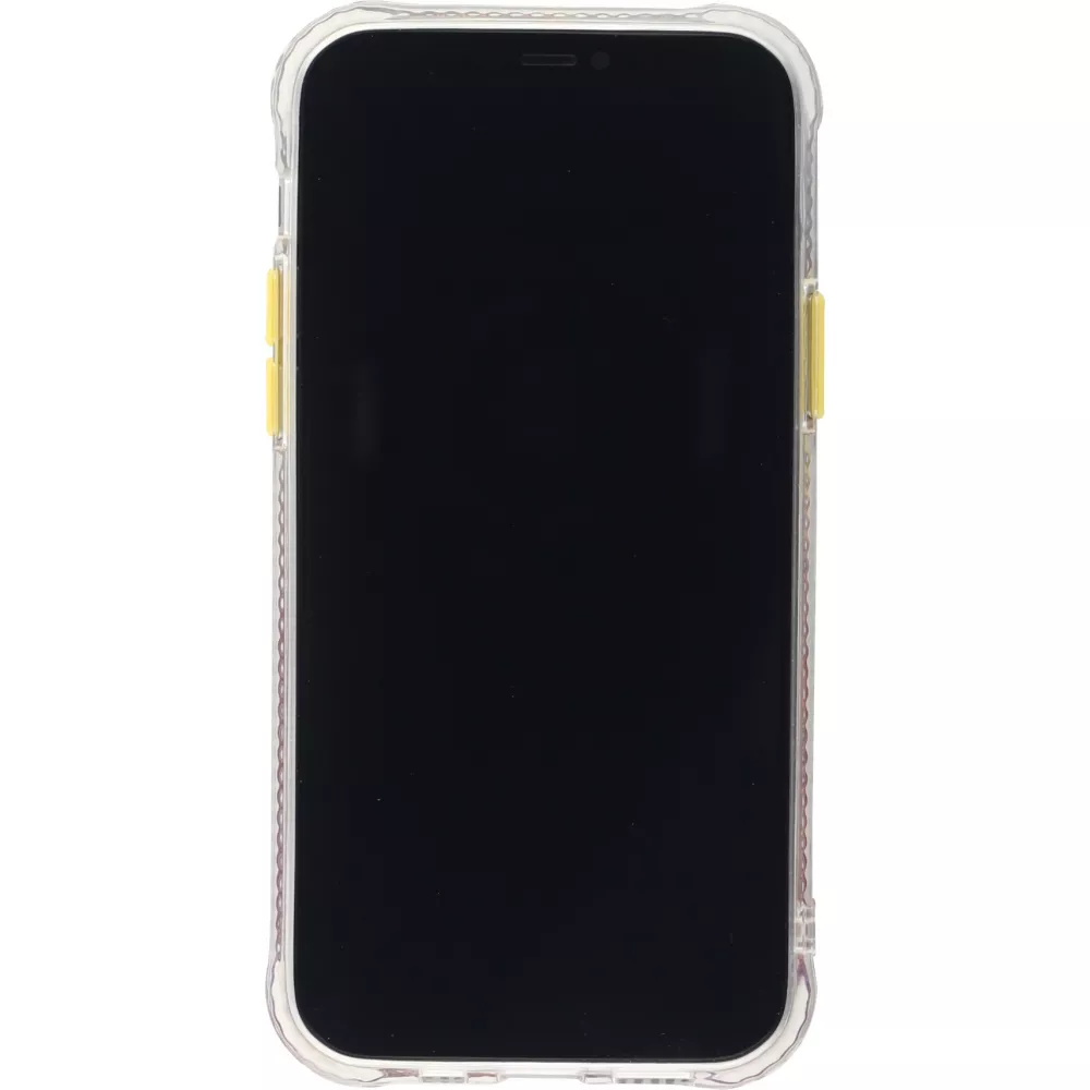 iPhone 13 Pro Max Case Hülle - Clear Bumper Gradient Farbe - Rosa