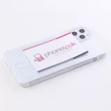 Coque iPhone 12 mini - Gel Bumper Porte-carte - Transparent