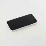 Coque iPhone 12 / 12 Pro - Gel petit coeur transparent - Rouge