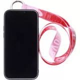 Coque iPhone 12 Pro Max - Wallet Poche avec cordon  - Rose