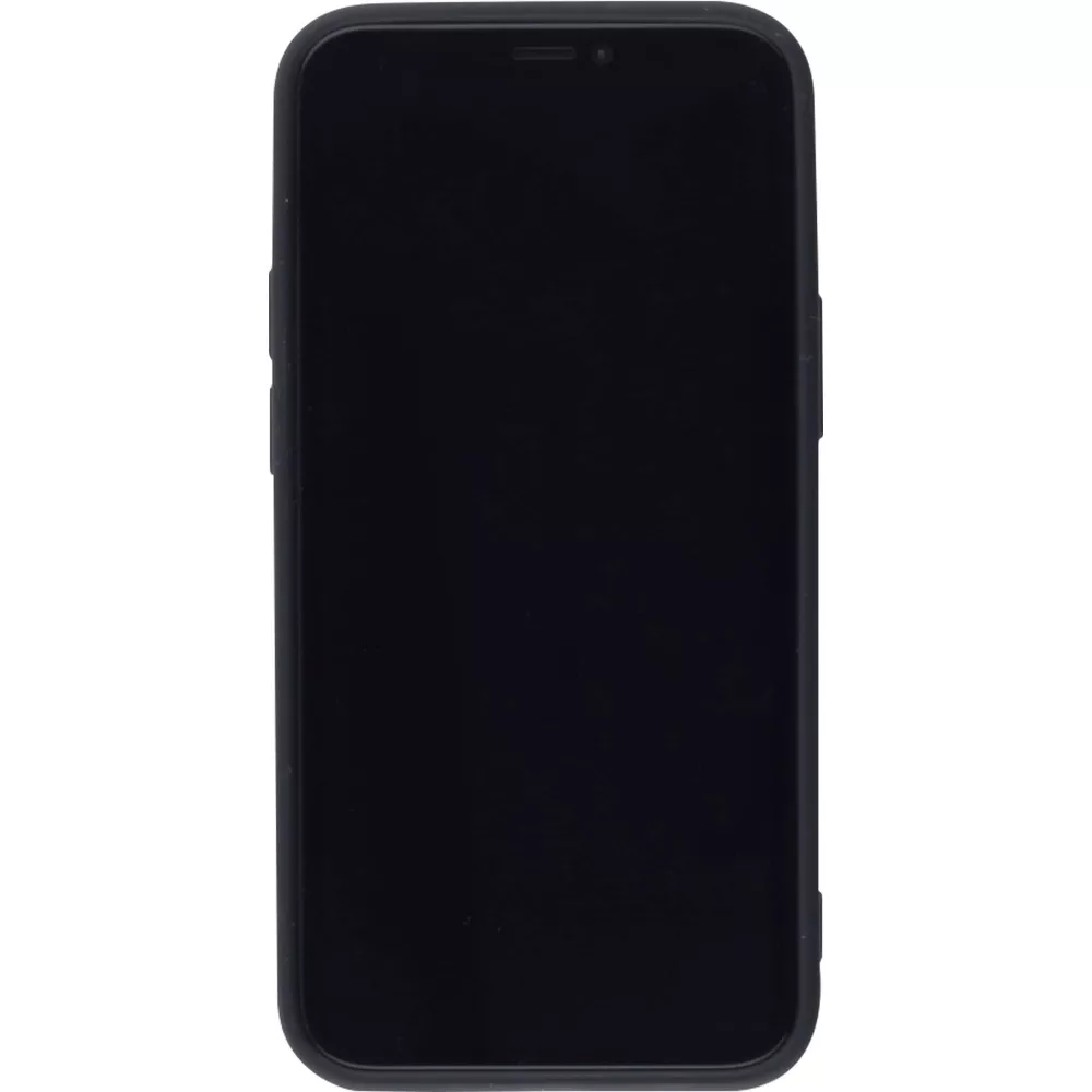 Coque iPhone 12 mini - Silicone Mat - Noir