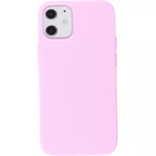 Hülle iPhone 12 / 12 Pro - Silikon Mat - Rosa