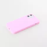 Hülle iPhone 12 / 12 Pro - Silikon Mat - Rosa