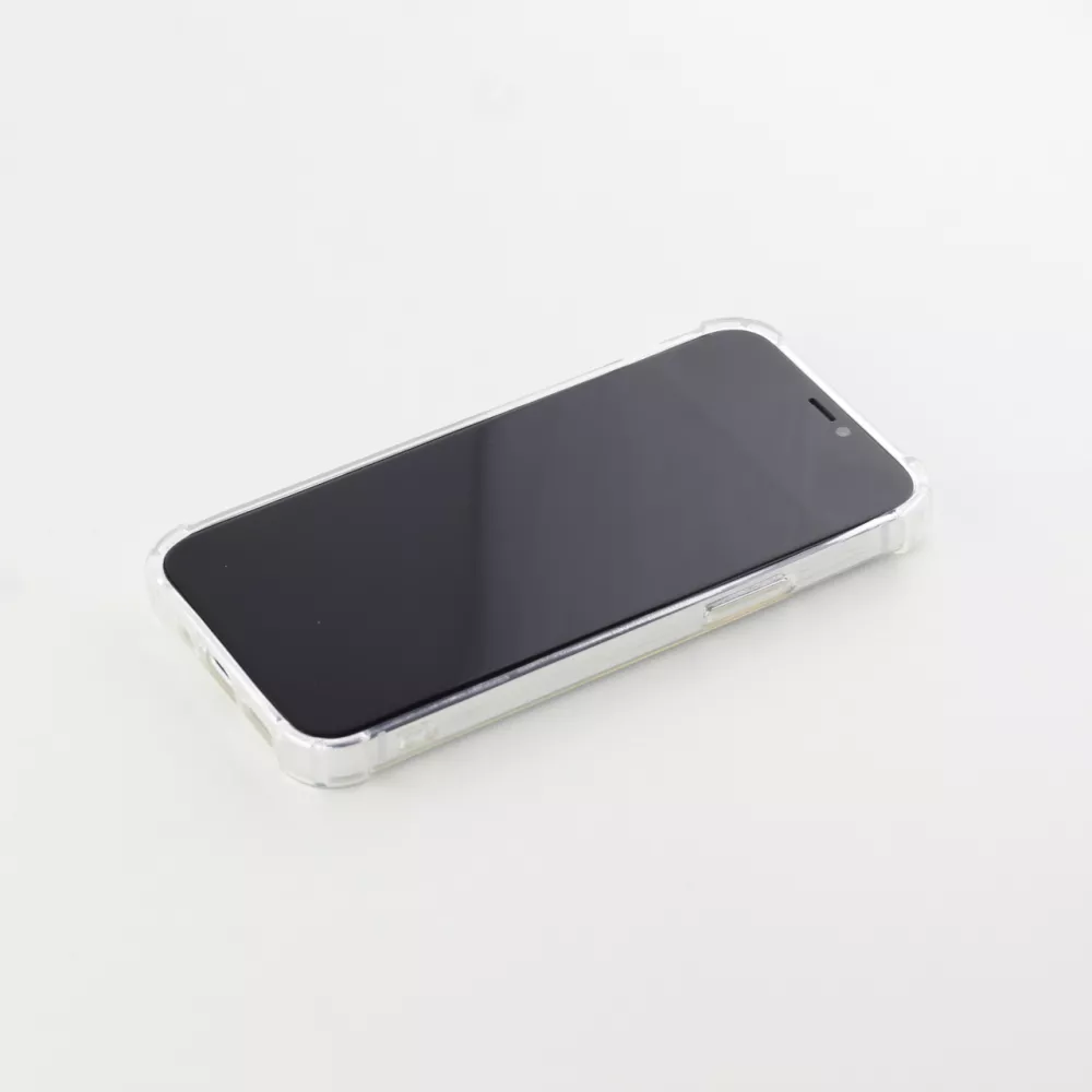 Coque iPhone 12 / 12 Pro - Gel Transparent Silicone Bumper anti-choc avec protections pour coins