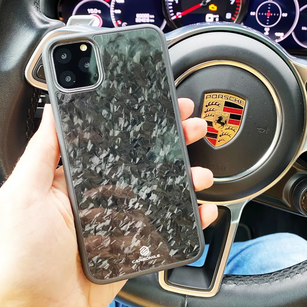 Coque iPhone 12 / 12 Pro - Carbomile carbone forgé