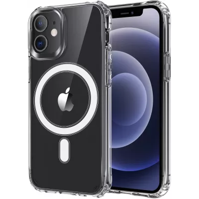 Hülle iPhone 12 Pro Max - MagSafe kompatibel Gummi transparent TPU Silikon