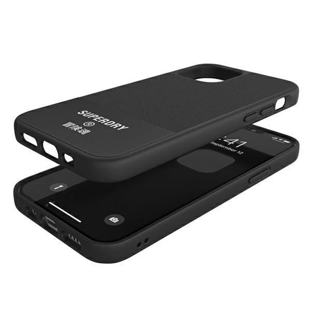 Coque iPhone 11 Pro - Superdry Moulded Canvas Hardcase - Noir
