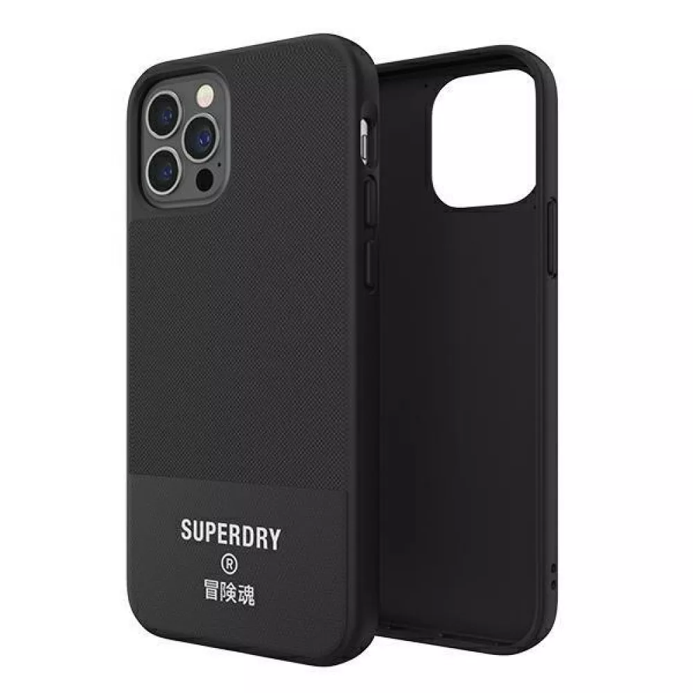 Coque iPhone 11 Pro - Superdry Moulded Canvas Hardcase - Noir