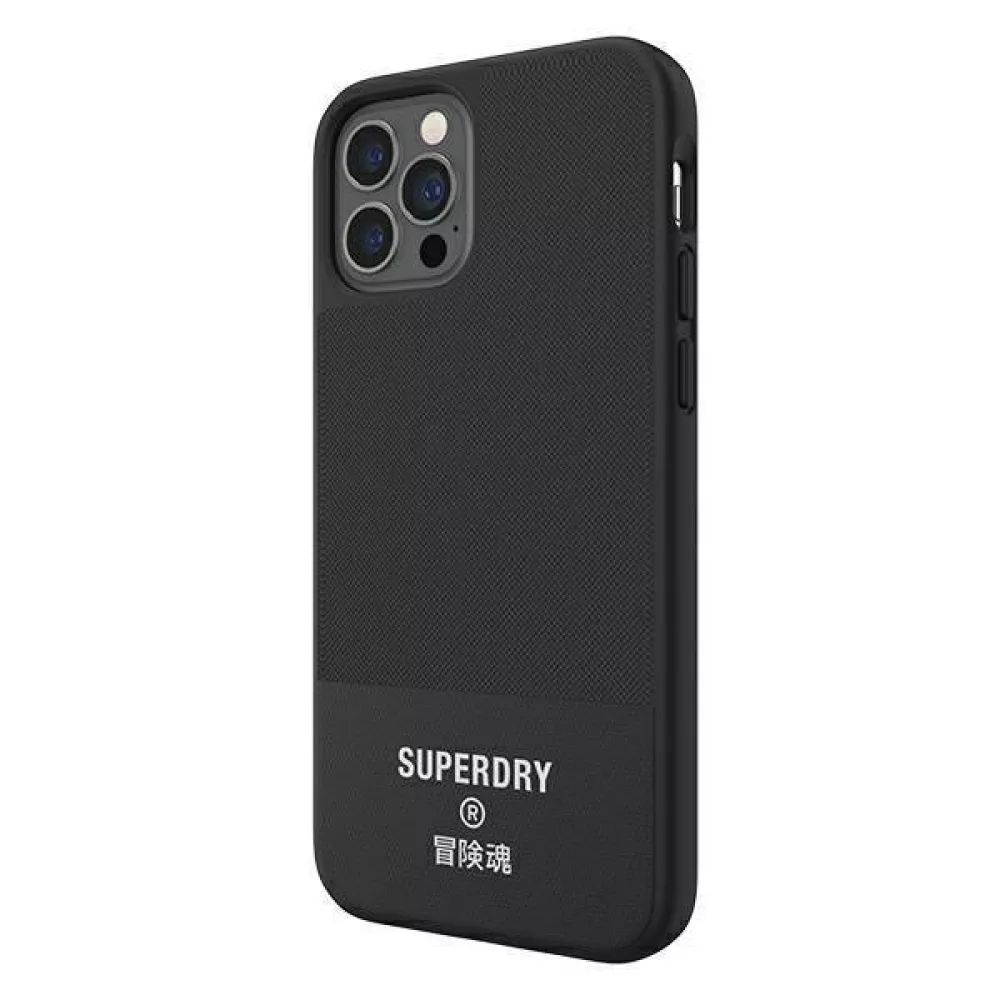 Coque iPhone 11 Pro - Superdry Moulded Canvas Hardcase - Noir