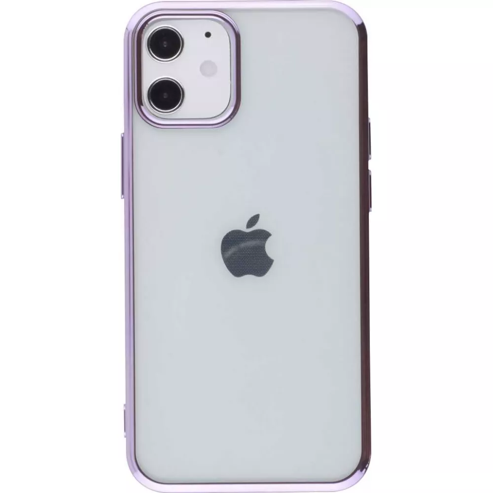 Coque iPhone 12 / 12 Pro - Electroplate - Violet