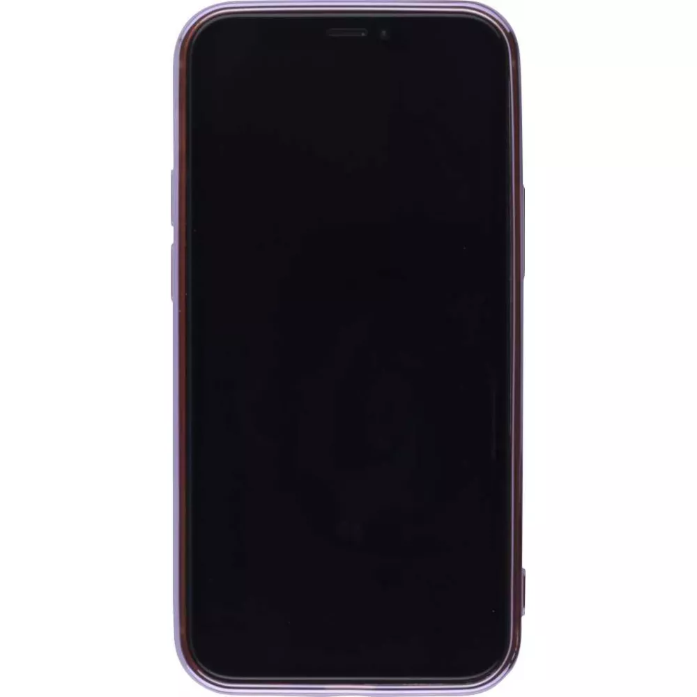Coque iPhone 12 / 12 Pro - Electroplate - Violet