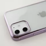 Coque iPhone 12 / 12 Pro - Electroplate - Violet