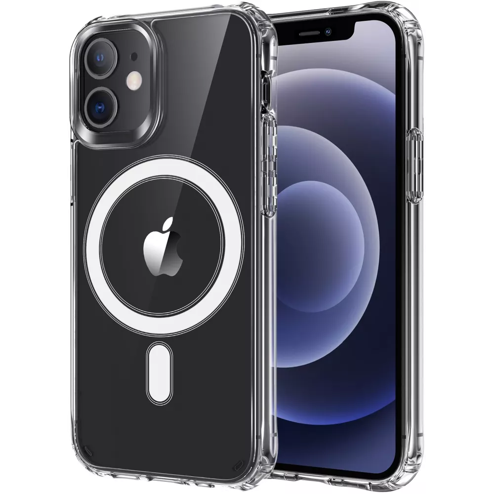 Hülle iPhone 12 mini - MagSafe kompatibel Gummi transparent TPU Silikon