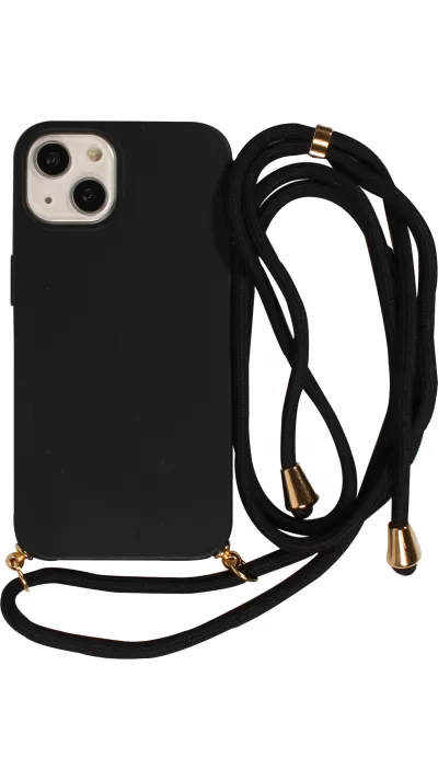 Coque Samsung Galaxy S24 Ultra - Bio Eco-Friendly nature avec cordon collier - Noir