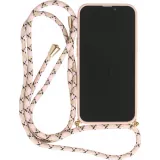 Samsung Galaxy S24 Case Hülle - Bio Eco-Friendly Vegan mit Handykette Necklace - Rosa