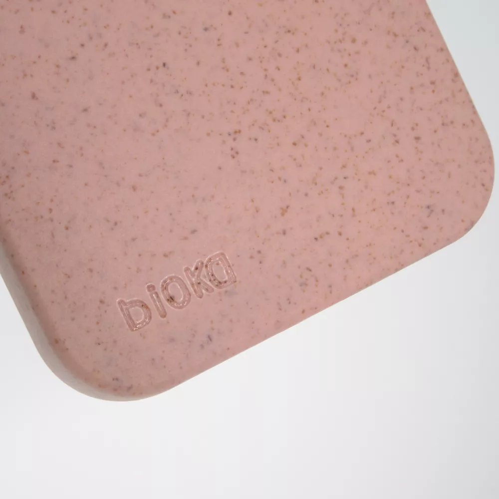 Hülle iPhone 14 Plus - Bioka Biologisch Abbaubar Eco-Friendly Kompostierbar - Rosa