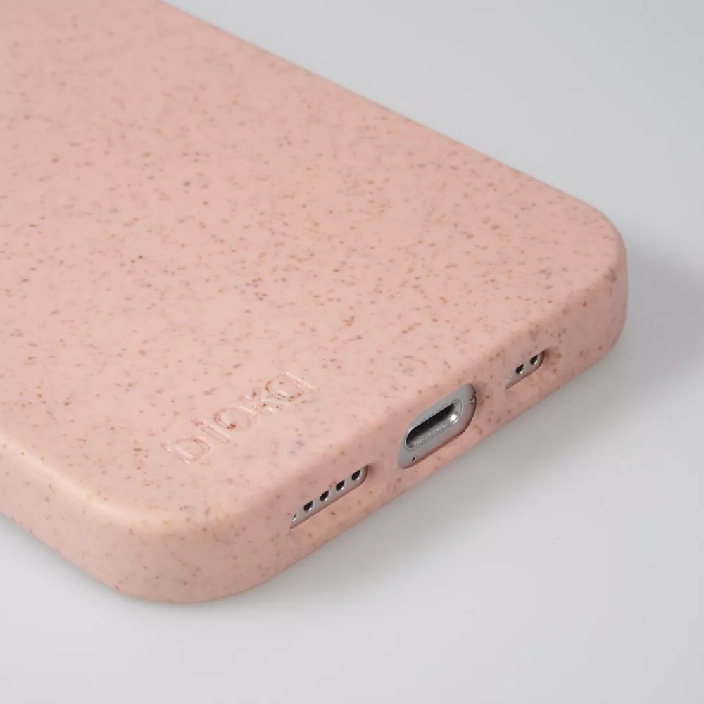 Hülle iPhone 14 Plus - Bioka Biologisch Abbaubar Eco-Friendly Kompostierbar - Rosa