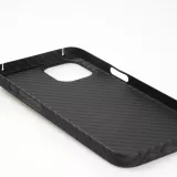 Coque iPhone 14 - Carbomile case de protection en fibre de carbone aramide véritable - Noir