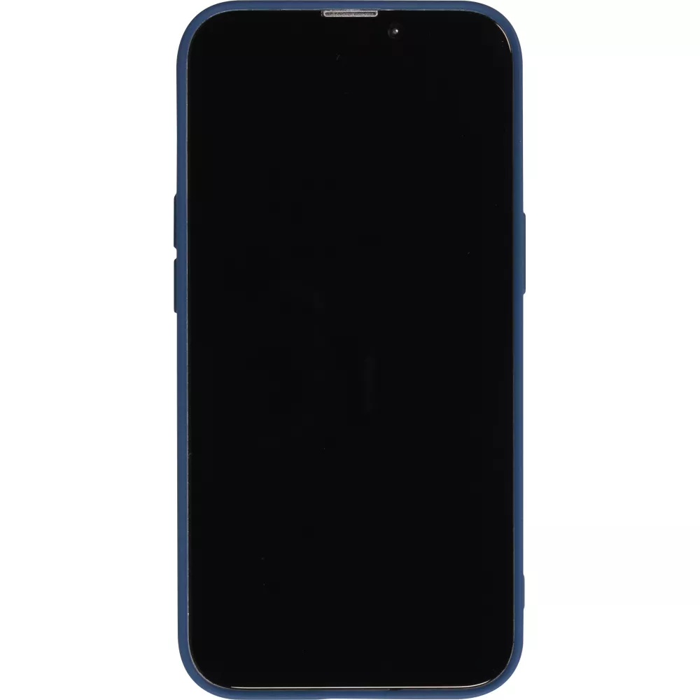 Coque iPhone 15 - Gel coeur - Bleu