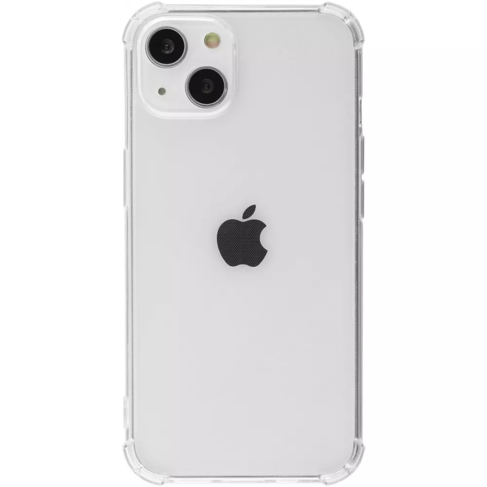Coque iPhone 14 - Gel Transparent Silicone Bumper anti-choc avec protections pour coins