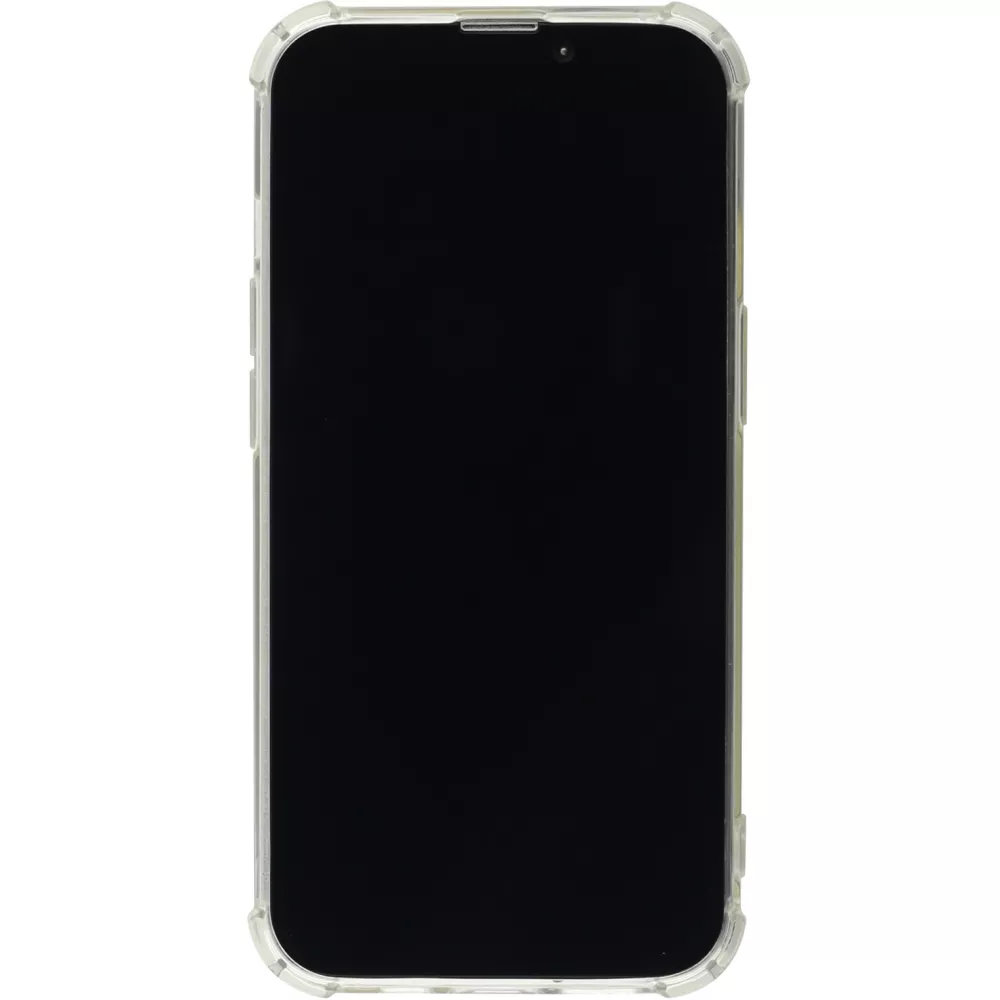 Coque iPhone 14 - Gel Transparent Silicone Bumper anti-choc avec protections pour coins