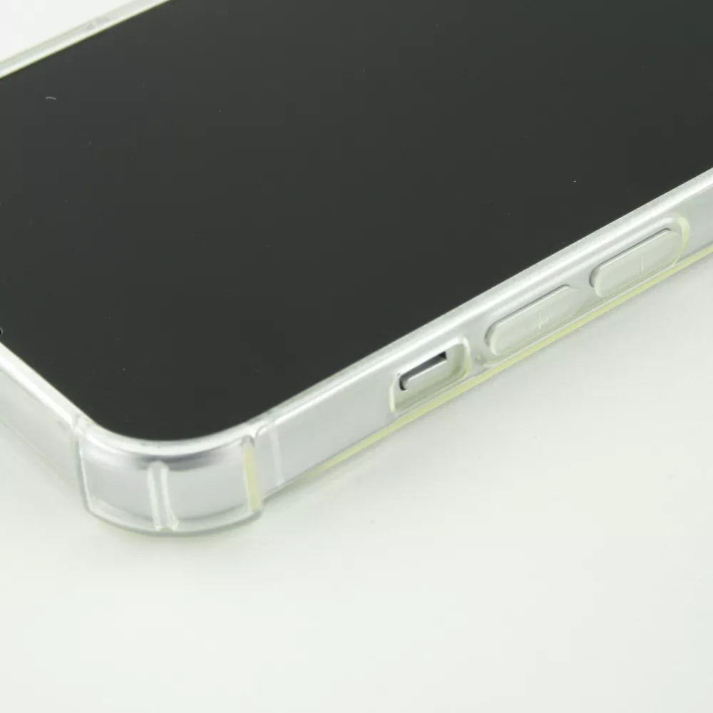 Coque iPhone 14 - Gel Transparent Silicone Bumper anti-choc avec protections pour coins