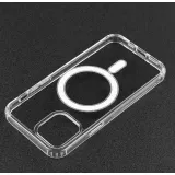 Coque iPhone 14 - Gel transparent compatible MagSafe silicone TPU Super Clear