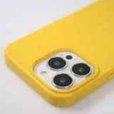 Samsung Galaxy S25 Case Hülle - Bio Eco-Friendly Vegan mit Handykette Necklace - Gelb