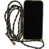 iPhone 15 Pro Case Hülle - Bio Eco-Friendly Vegan mit Handykette Necklace - Dunkelgrün