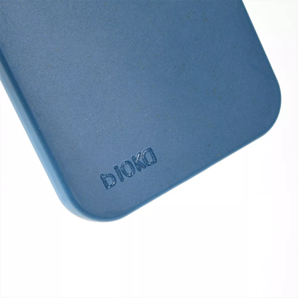 Coque iPhone 14 Pro - Bioka biodégradable et compostable Eco-Friendly - Bleu