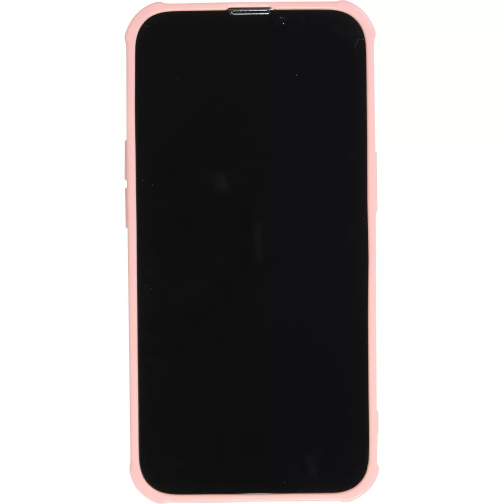 iPhone 13 Pro Max Case Hülle - Kamera vertikale Klappe Regenbogen - Rosa