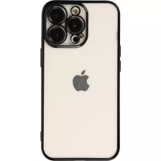 Coque iPhone 14 Pro Max - Electroplate - Noir