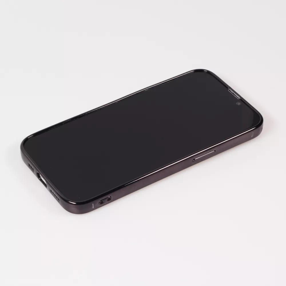 Coque iPhone 14 Pro Max - Electroplate - Noir