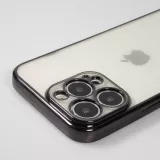 Coque iPhone 14 Pro Max - Electroplate - Noir