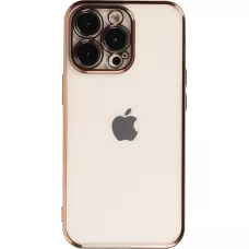 Coque iPhone 14 Pro Max - Electroplate - Or
