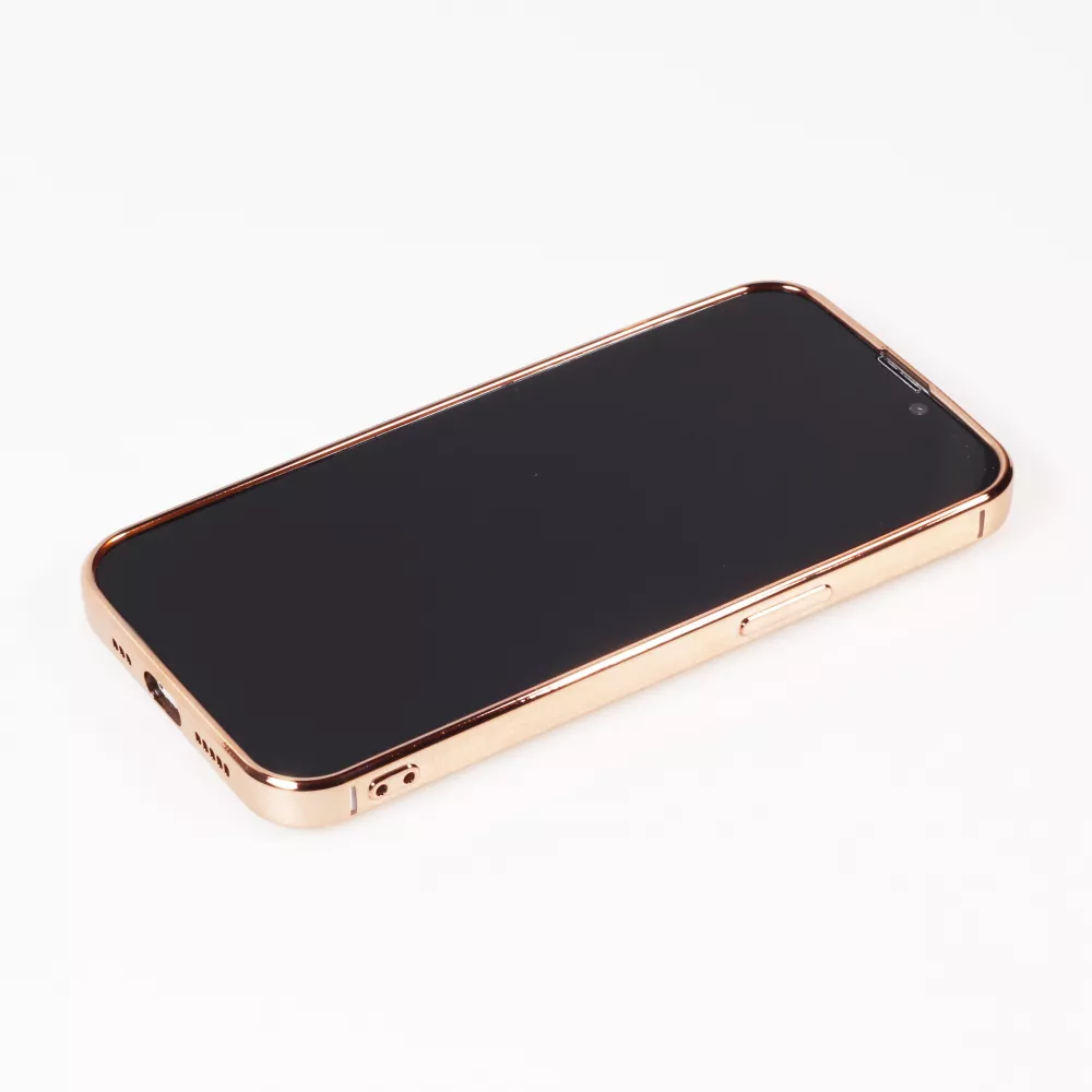 Coque iPhone 14 Pro Max - Electroplate - Or